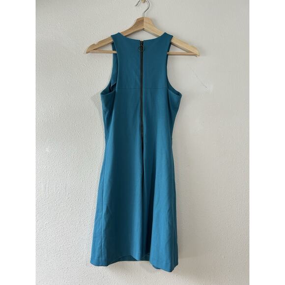 Amanda Uprichard Teal Blue Sheath Dress Small - Picture 2 of 6